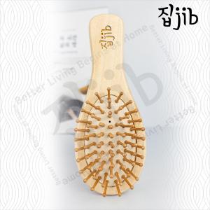 JIB Premium Hairbrush / Sisir Rambut Comb Kayu Bambu Anti Kusut Rontok Portable