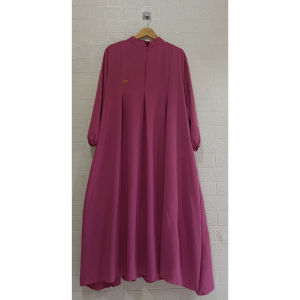 GAMIS WANITA CRINGKLE AIRFLOW MARYAM TERBARU DRESS GAMIS BUSUI SLETING DEPAN