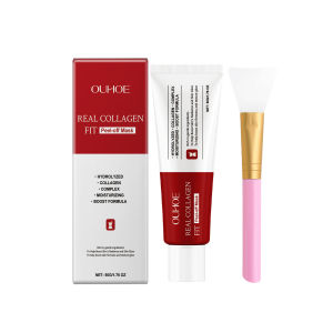 OUHOE Collagen Tearing Mask   Nourishes moisturizes and softens the skin tightens and enhances elasticity giving it a natural glow