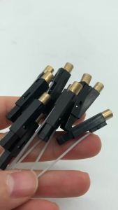 10ชิ้น35มิลลิเมตร * 5.5มิลลิเมตร * 5.5มิลลิเมตรทองแดงหมวก Piezo เบาลวดความยาว17.5เซนติเมตร Piezo อิเล็กทรอนิกส์ลุกไหม้สำหรับสเปรย์ปืน Cooktop อุปกรณ์เสริม