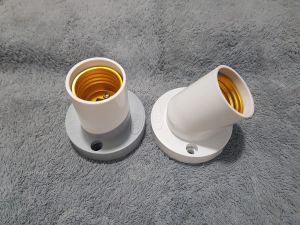 Đui đèn E27 đa năng xoay 180 độ Sanomax (góc thắng - góc xéo) chịu lực tốt - Hàng Việt Nam