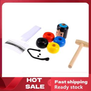 🚚【Local Express Delivery】🚚 1set Immortal Daruma Unbreakable Wooden Man Magic Toy Fun Toy Accessory