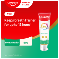 NEW Colgate Total Breath Health Antibacterial Toothpaste, Keeps Breath Fresh, 80g. 