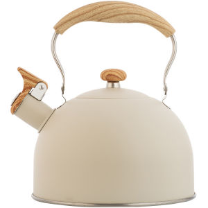 Whistling Kettle Stainless Steel Collection Induction Based even heat distribution Nylon Grip Handle  for Induction Stoves