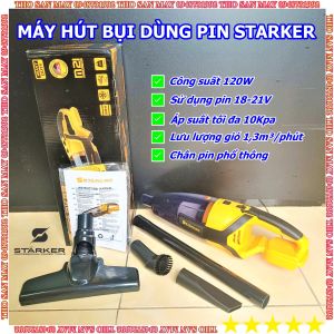 Máy thổi hút bụi dùng pin STARKER công nghệ Đức SK-VC01VND  chuyên dụng dọn dẹp ô tô nhà cửa  Thợ Săn Máy Ngon