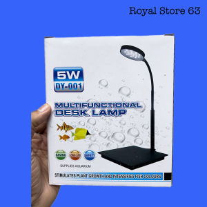 Bộ Đế Nhựa Kèm Đèn Led 3 Chế Độ Màu (5w) Để Trang Bể Cá 15x15x33cm