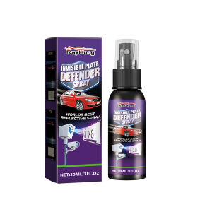 Rayhong Invisible Plate Protection Spray Effective Invisible Defense Transparent Coating Vehicle License Plate Number Spray 30ml