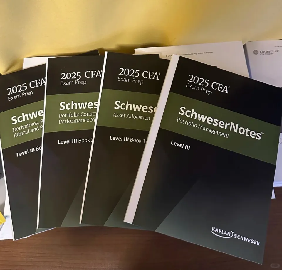 ビジネス・経済 CFA level 3 2024 SchweserNote & Workbook CFA Level 3 Study Materials from Kaplan Schweser