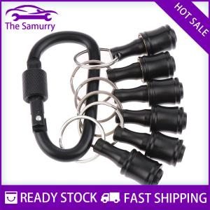 Samurry ✨Hot Sale✨ 6Pcs Set Bit Holder 1 4 Inch Hex Screwdriver Bits Holder Extension Bar Keychain Adapter Drill Bits Change Screw Bit Holder