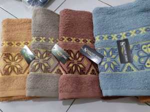 PROMO Handuk Motif Tanggung Katun Healty Home Laki-laki Perempuan Ukuran 50 x 100