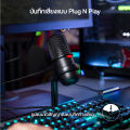 HyperX Solocast USB Condenser Gaming Microphone ไมโครโฟน รองรับ PC PS4 (4P5P8AA). 