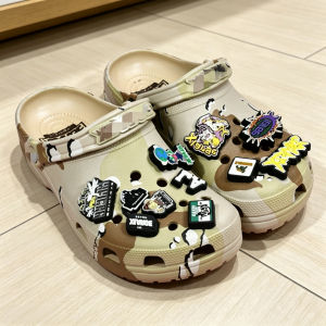 Crocs Dép sục rằn ri Kim Cương in chuyển nhiệt mẫu mới mùa hè thoải mái phong cách casual dành cho cả nam và nữ dép đi biển.