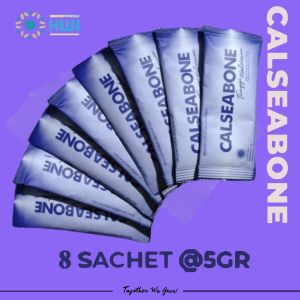 BMH-(8 SACHET) CALSEABONE minuman tinggi kalsium ISI 5gr/SACHET