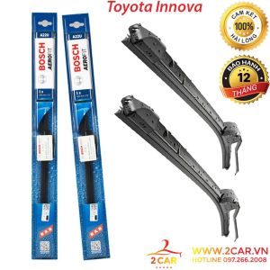 Gạt mưa xe Toyota Innova gạt mềm không xương chính hãng B.osch ( Giá 1 đôi )