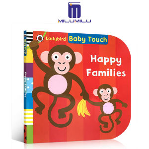 milu Original English Baby Touch: Happy Families Touch Book : Childrens Board Book