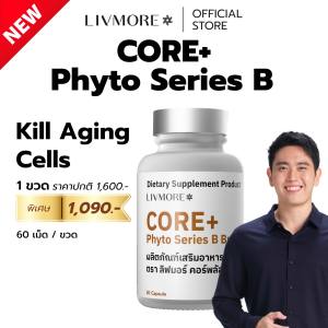 [NEW] LIVMORE Phyto Series B | วิตามินชะลอวัย Fisetin + Spermidine กู้เซลล์เสื่อม (Autophagy) ปรับฮอร์โมน
