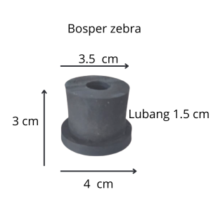 Karet Bosh Per Karet Per Daun Tossa dan Zebra Espass Harga Per 8 Pcs