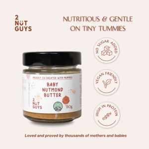 Baby Nutmond Butter 90g - Almond / cookies and baked alternatives | Milk booster | For breastfeeding mummies | Travel Size | Lactation | Baby Food
