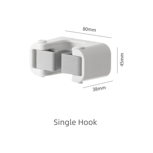 【SG】Mop Broom Holder No Nails Punch-Free Bathroom Mop Holder Strong Grip Wall Hanging Paste Hooks Bathroom Organizer