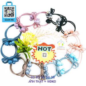 Đồ cột tóc dây buộc tóc nơ Hàn Quốc chuột minnie xinh xắn - thương hiệu Vợ Chồng Tôi