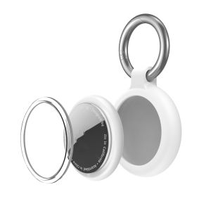 Airtag Case TPU Waterproof Secure Tracker Holder Anti-Lost Shockproof Protective Case for AirTag