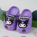 Three Fashion Online Store Sanrio Family Kuromi Melody Cartoon Kids Selipar Shoes Girl and Boy Budak Lelaki Perempuan Kanak-Kanak Sandal Selipar Outdoors Summer Kasut Budak Lelaki Seliper. 