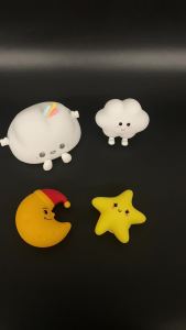 Rechargeable Silicone Led Night Light Wall Lamp Moon Bedside Touch For Bedroom Kids Decor Portable Cute Cloud Star Shaped Sleeping Dimmable Baby Dimming Nursery Childrens Lights Decorative Mounted With Usb