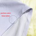 (5Y - 12Y) Tudung Sekolah Budak TIADA GETAH Lycra Putih Berdagu / Hitam Jenis Sarung Sukan Perempuan Uniform. 