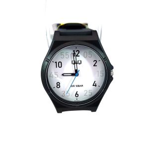 Q&Q (V04A-001VY) Black & White Casual Analog Watch