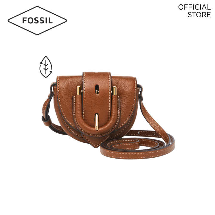 Fossil Harwell Brown Crossbody Bag ZB1849200 Lazada