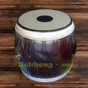 Sukheng  กลองทัด กลองไทยหนังวัวสองหน้า ขนาดใหญ่  15 นิ้ว - 16 นิ้ว