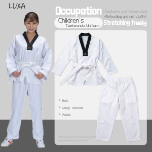 LUXA WTF Taekwondo Clothes Kid Adult Karate Suit Taekwondo Uniform Karate Clothes