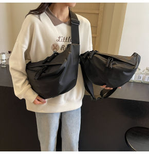 ผู้หญิง กันน้ำ ความจุขนาดใหญ่ กระเป๋าสะพายข้างสําหรับเดินทาง ถุงเกี๊ยว กระเป๋าสะพายข้าง ปั่นจักรยาน ถุง