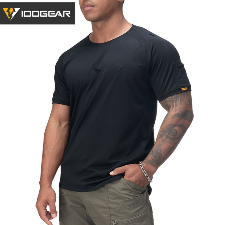 IDOGEAR เสื้อยืดคอกลมระบายอากาศเสื้อยืดเกมส์กลยุทธ,เสื้อยืดอุปกรณ์กีฬา ...