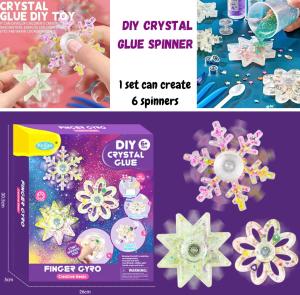 Fidget Top Toy Resin Mold Spinning Top Fingertip Crystal glue kids birthday gift childrens day christmas gift for kids spinner toy