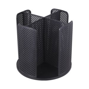 DYJKOUG 360° Rotation Cup Storage Rack 4 Compartments Removable  Storage Organizer Durable Multifunction Paper Cup Holder Milk Tea Shop