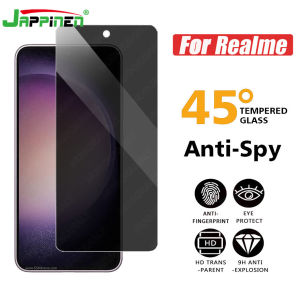 Privacy Tempered Glass for Realme 14x 14 13 12 Pro Plus + 5G C75 C67 C65 C63 C61 C51 C55 C53 11 5G 10 10T 9 8 7 6 5 3 9i 8i 5i 6i 7i C33 C21Y C25Y C30 C30s C25 C35 C25s C31 C21 C11 2021 C20 C20A C21Y C12 C15 C3 C2 C17 Anti Peeping Screen Protector Film