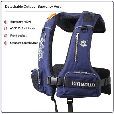 Fishing Vest Life Jacket Portable High-Buoyancy Professional Fishing Vest For Adults Outdoor Life Jacket