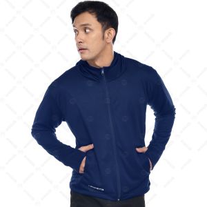 Armisth Jaket Dry Fit Olahraga Pria Ringan Gym Lari