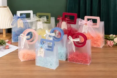 New Color Frosted PP Gift Bag Goodies Bag