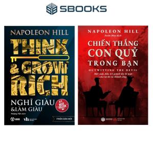 Combo 2 Cuốn Sách : Nghĩ Giàu Làm Giàu + Chiến Thắng Con Quỷ Trong Bạn (Napoleon Hill) - SBOOKS