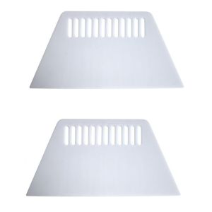 RGFV 2Pcs Effortless Wallpaper Smoothing Scraper High Hardness Comfortable Grip Plastic Scraper Car Squeegee Tool Thickness Scraping Putty Tool Putty Scraping