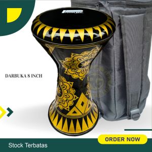 Darbuka Hadroh asli ukuran 8 in