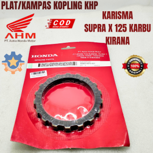 PLAT KOPLING KPH HONDA KARISMA KIRANA SUPRA X 125 KARBU ORIGINAL ASLI AHM KAMPAS KANVAS PELAT