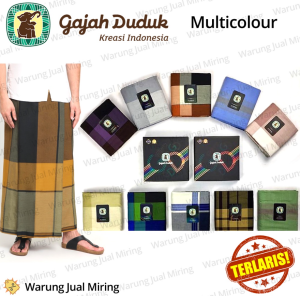 [SG SELLER] Sarung / Kain Pelikat Tenun GAJAH DUDUK Multicolor Multi Colour / Black & White
