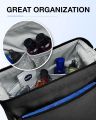 BAGSMART Toiletry Bag for Men, Wide Opening Travel Toiletry Bag for Men, Dopp Kit Water Resistant Shaving Hygiene Bag for Bathroom Shower, Travel Size Toiletries, Travel Essentials, Black. 
