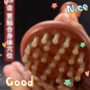 【Ship in 24H】按摩器❤️刮痧仪点穴❤️經絡刷 牛筋梳齿头皮按摩梳头部腿部经络刷肚子减脂揉腹刷全身刮痧神器  [Acupuncture] Tendon Combing Tooth Scalp Massage Comb Head Leg Meridian Brush Belly Reduce Fat Kneading Belly Brush Whole Body Sc