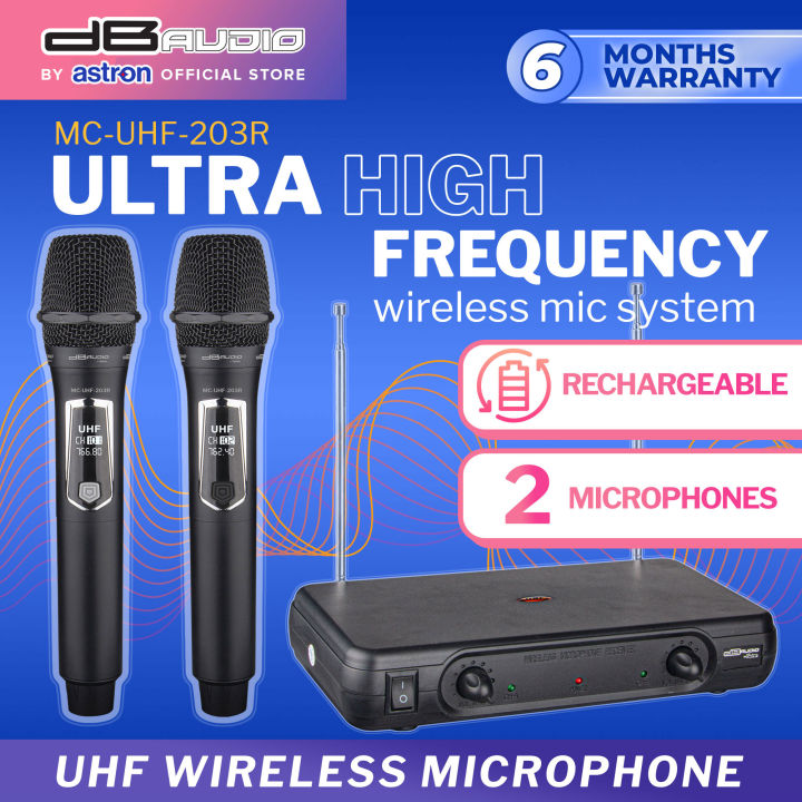 Db Audio by Astron MC-UHF-203R Ultra High Frequency Wireless