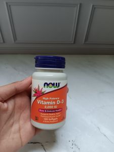 Now Vit D Vitamin D3 2000 iu 120 atau 240 softgels