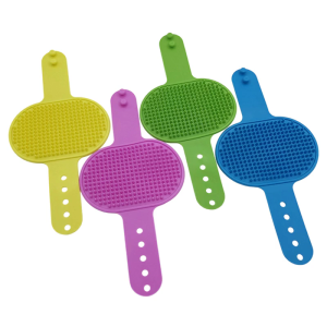 Gói của 10 Có Thể Điều Chỉnh Silicone Mèo Chải Chuốt Bàn Chải Cho chân đồ nội thất mát xa thú cưng Công Cụ có lông dáng rộng Remover